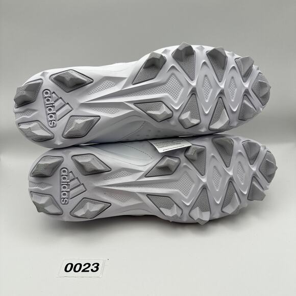Adidas Adizero MD IF3366 Wms 9.5 White/Black Softball Cleats - Picture 8 of 9